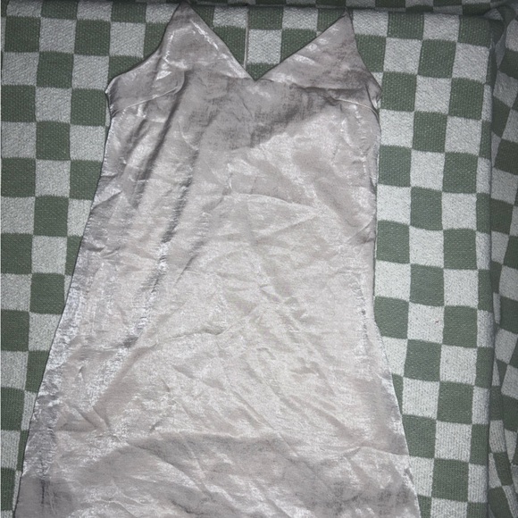 Champagne Open Back Mini Dress - Picture 1 of 2